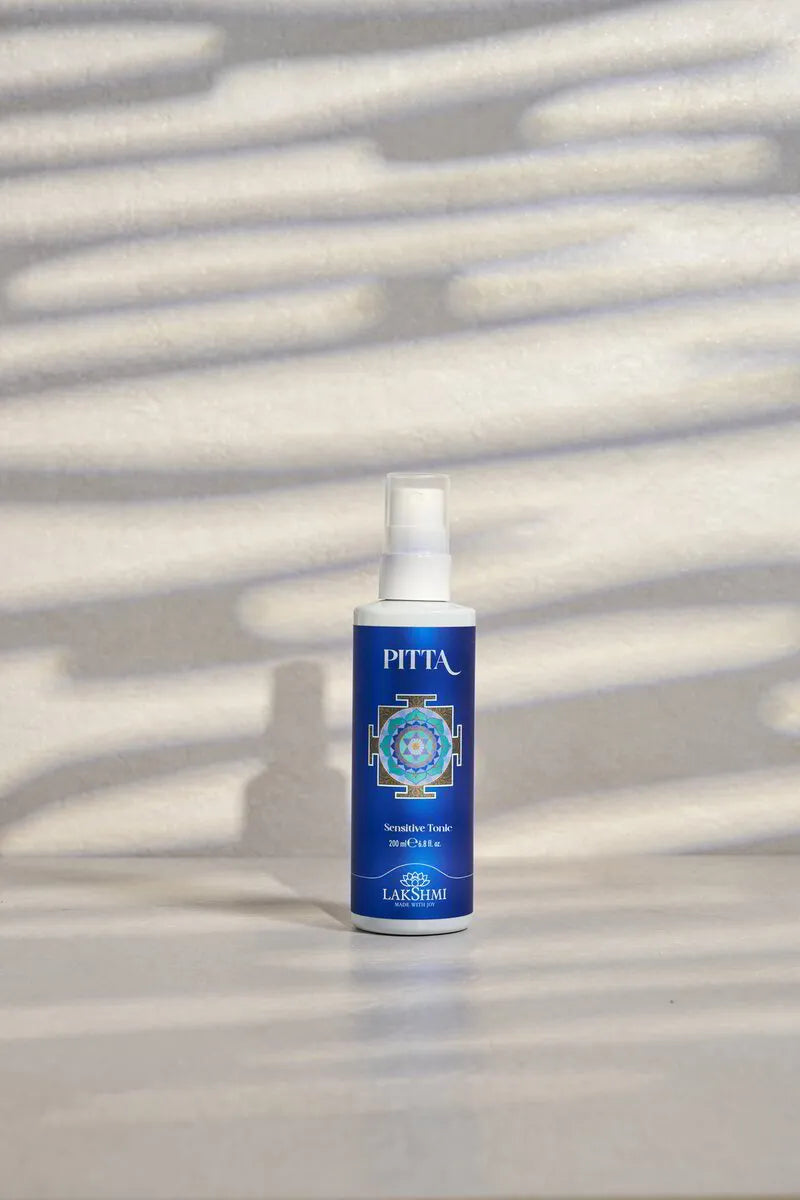 Lakshmi PITTA Sensitive Tonic 200 ml spray bottle in dappled light