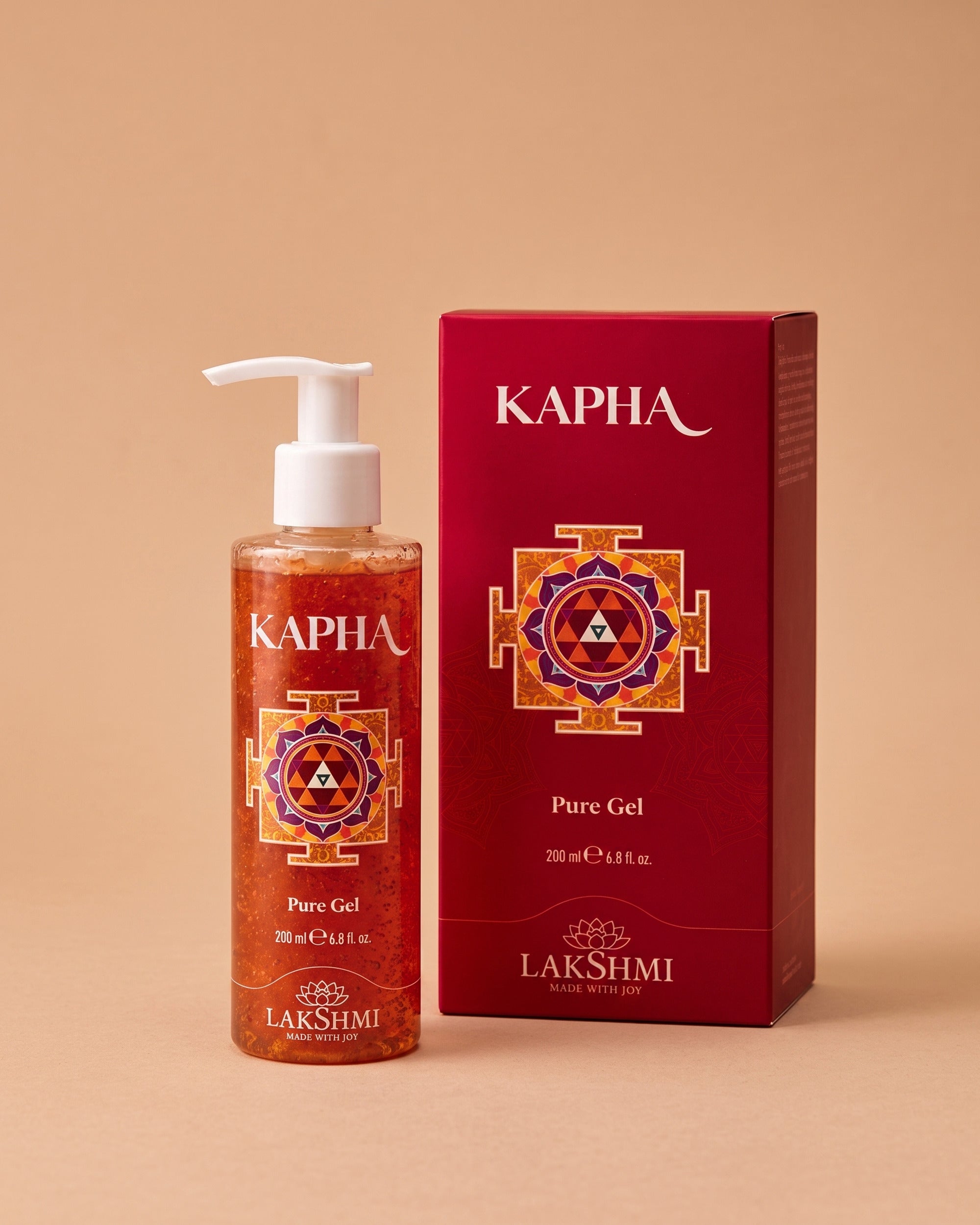 KAPHA Pure Gel 200ml bottle and box, Lakshmi