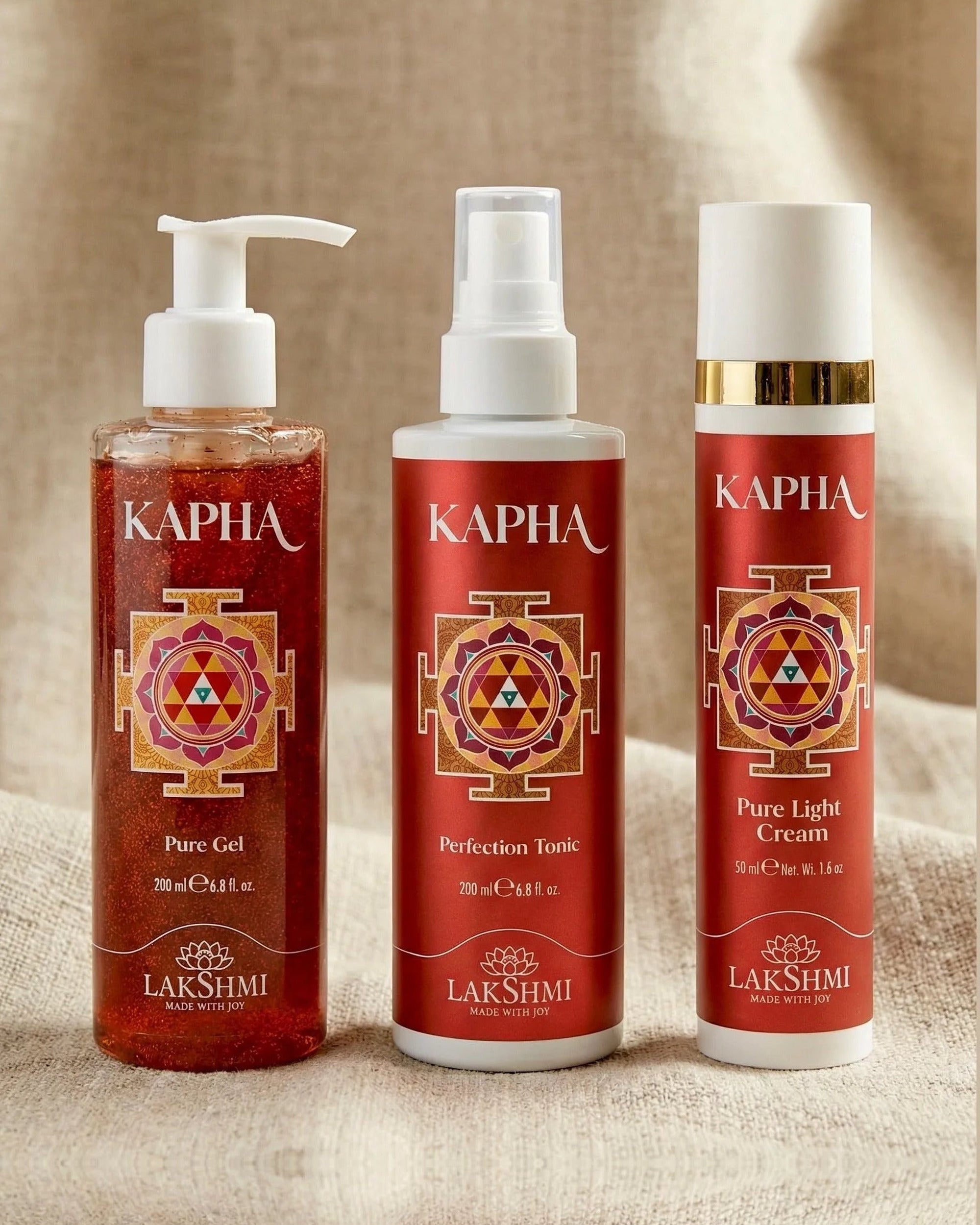 KAPHA Radiance Ritual three product set