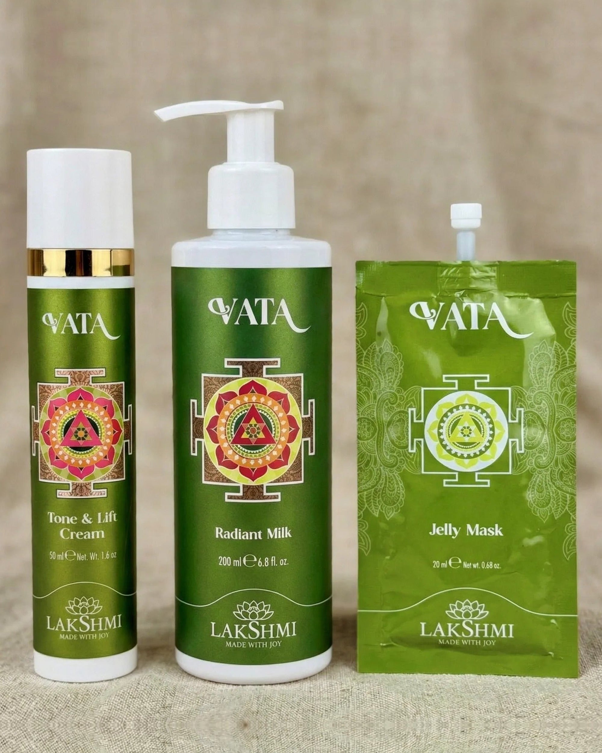 VATA Comfort Ritual three product set