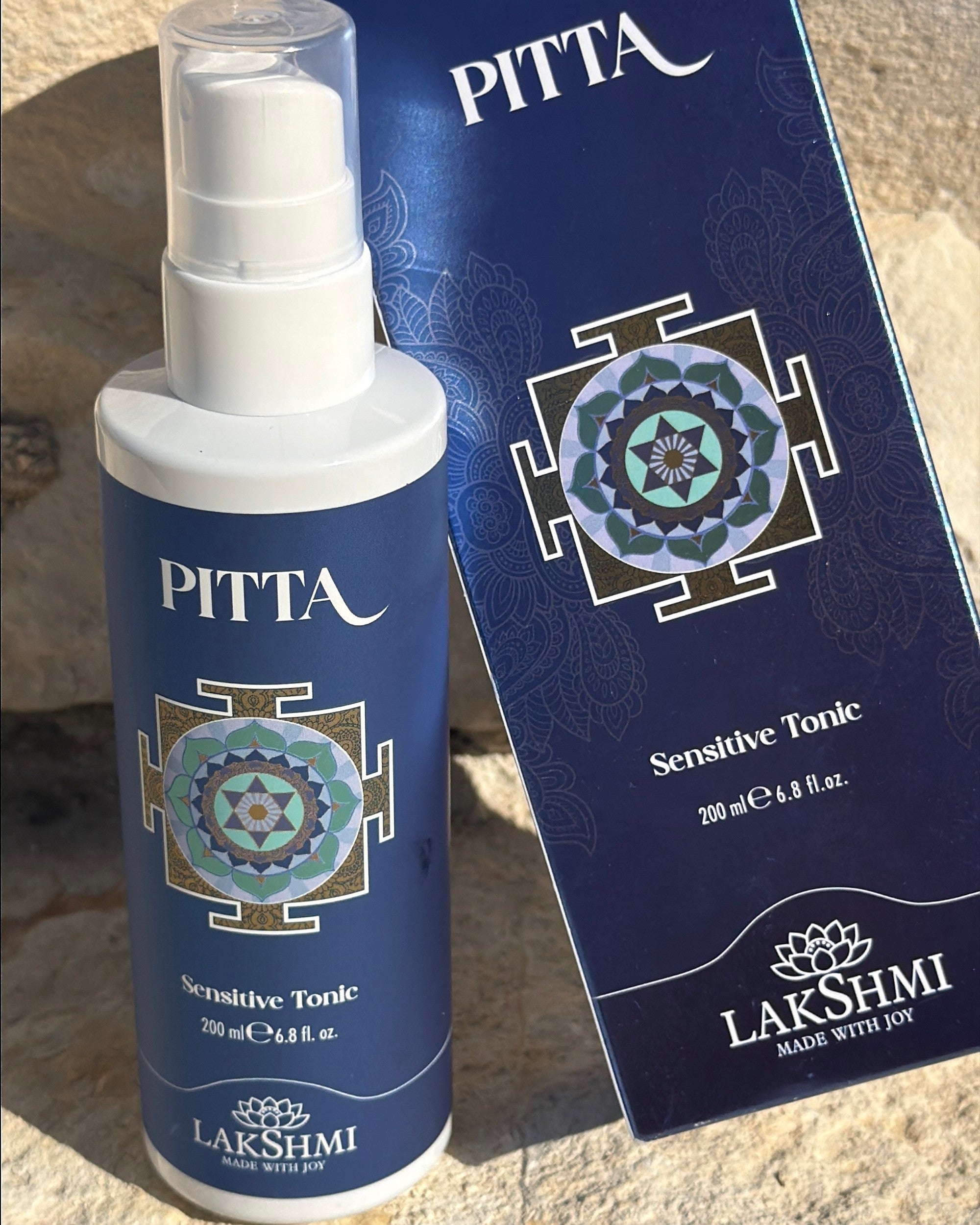 Lakshmi PITTA Sensitive Tonic on sunlit Puglia stone