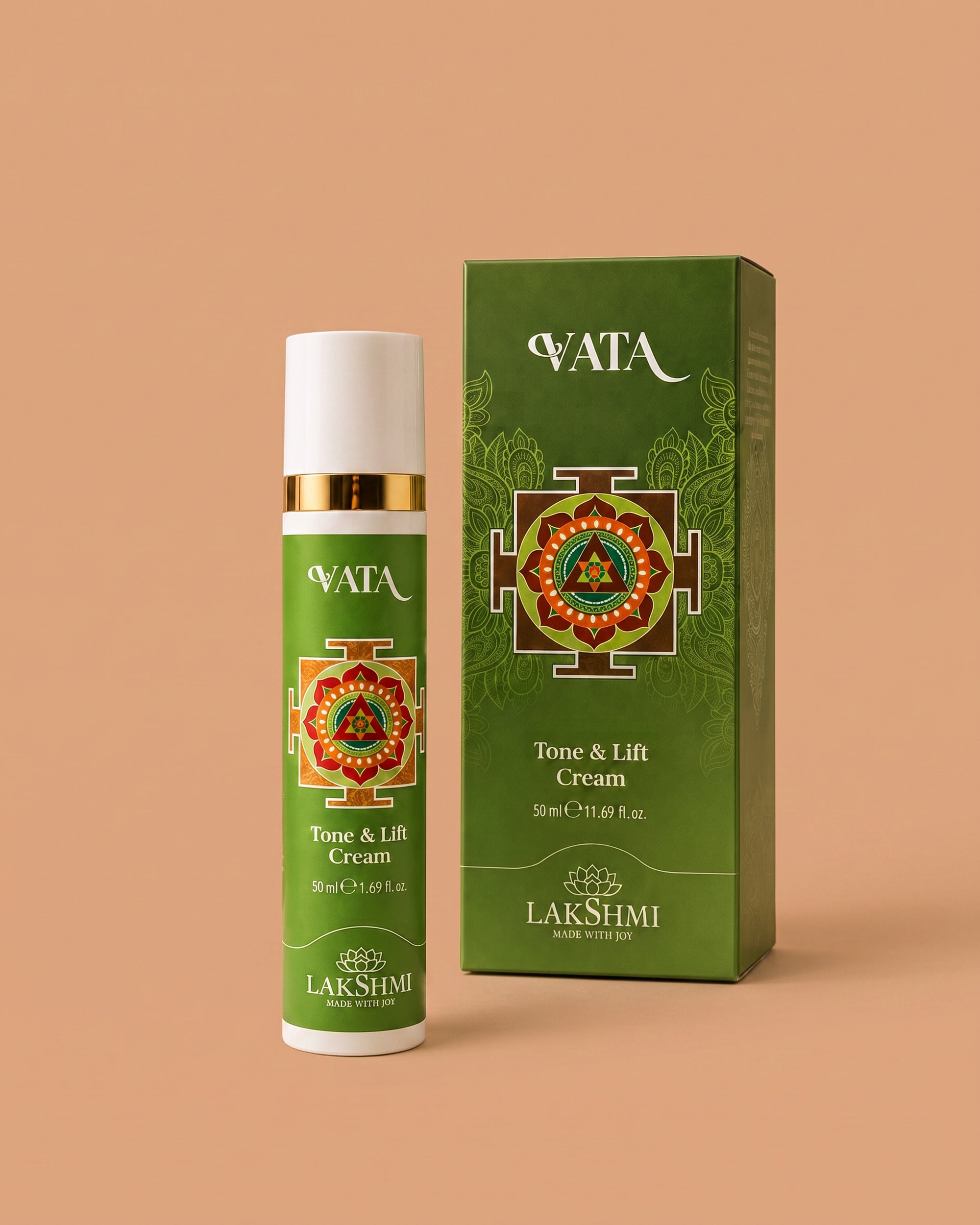 Lakshmi VATA Tone and Lift Cream 50ml bottle and box